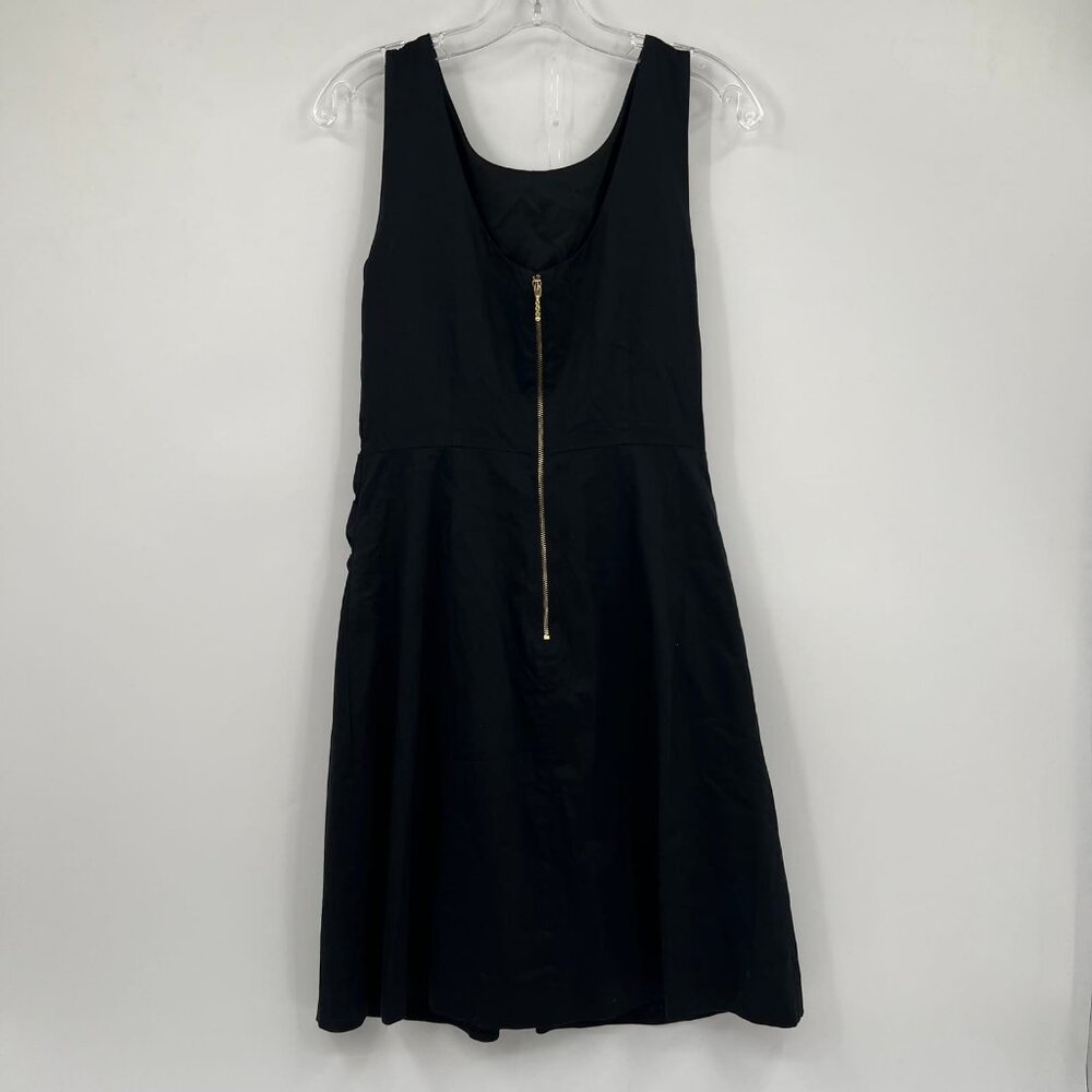 Kate Spade Black Bow Front A-Line Mini Dress | Size 6 - Picture 4 of 7